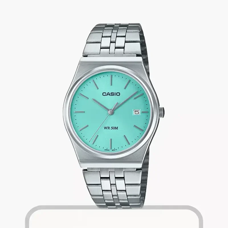 Casio Tiffany Blue Dial Analog Men's Watch | MTP-B145D-2A1V